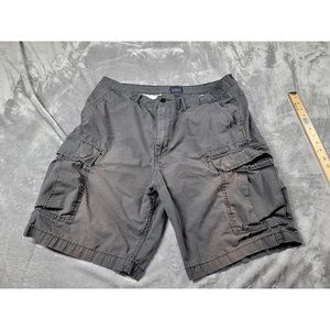 Levi‎ Strauss Men's Ripstop Cargo Shorts Size 38 Gray, Pockets, Outdoor
